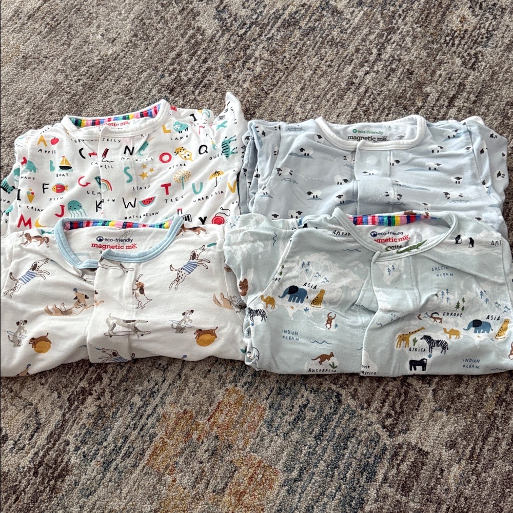 Magnetic Me Footies 3-6 MO Set of 4